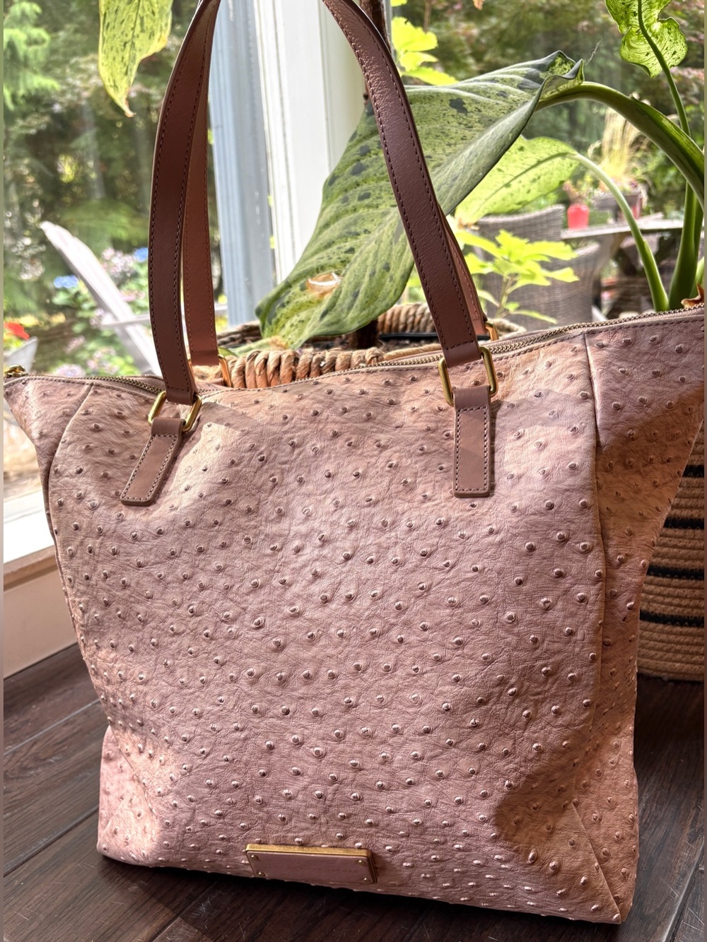Marc by Marc Jacobs leather trim tote